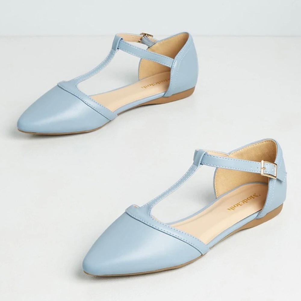 Blue Turn Back Prime Vegan Flat